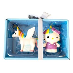 HELLO KITTY UNICORN Salt & Pepper Shakers Blue Sky Clayworks X Sanrio NEW